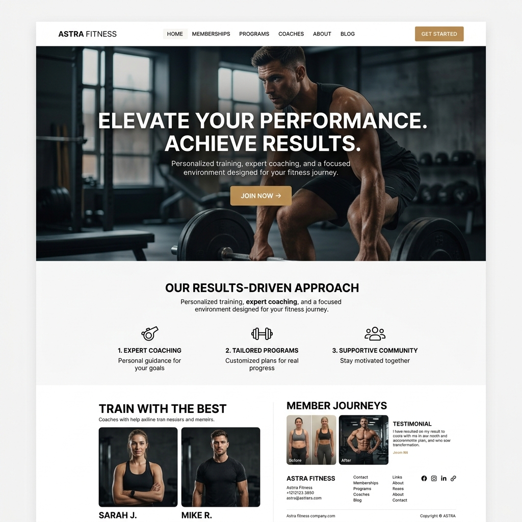 Fitness Template
